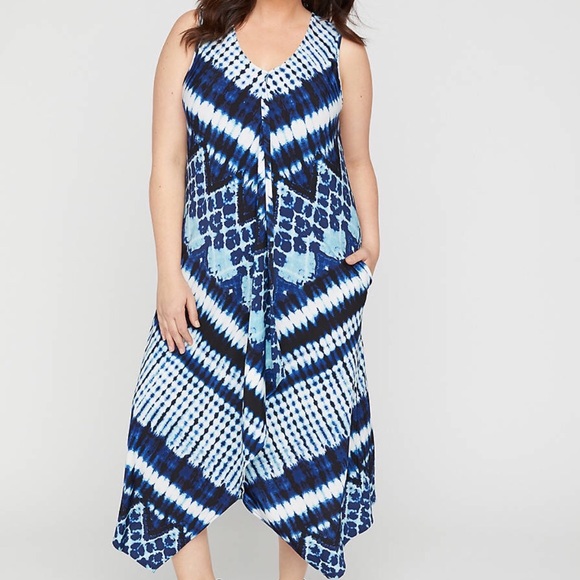 Catherines Dresses & Skirts - Catherine’s Tie-dye A-Line Dress With Pockets, 3X